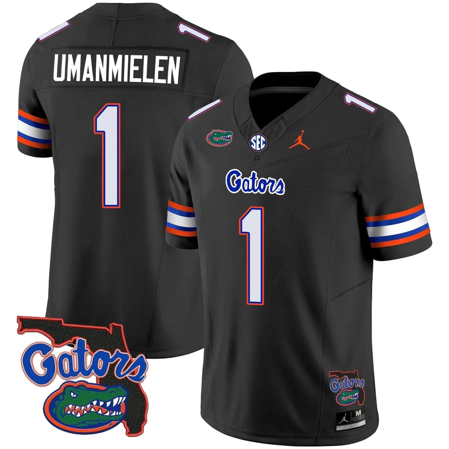 Florida Gators 2023 Vapor Limited Jersey - Florida Map - All Stitched