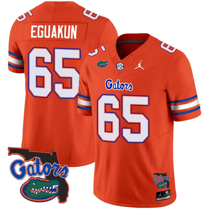 Florida Gators 2023 Vapor Limited Jersey - Florida Map - All Stitched