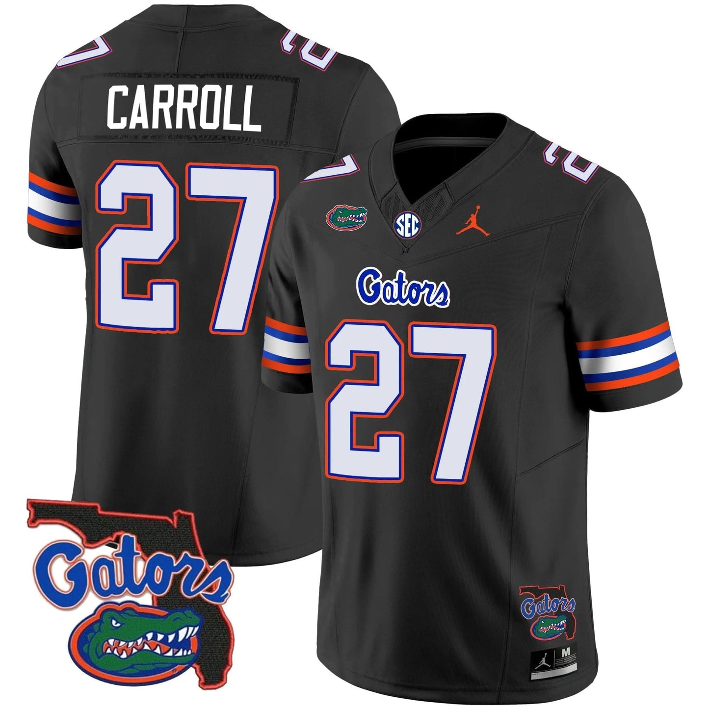 Florida Gators 2023 Vapor Limited Jersey - Florida Map - All Stitched