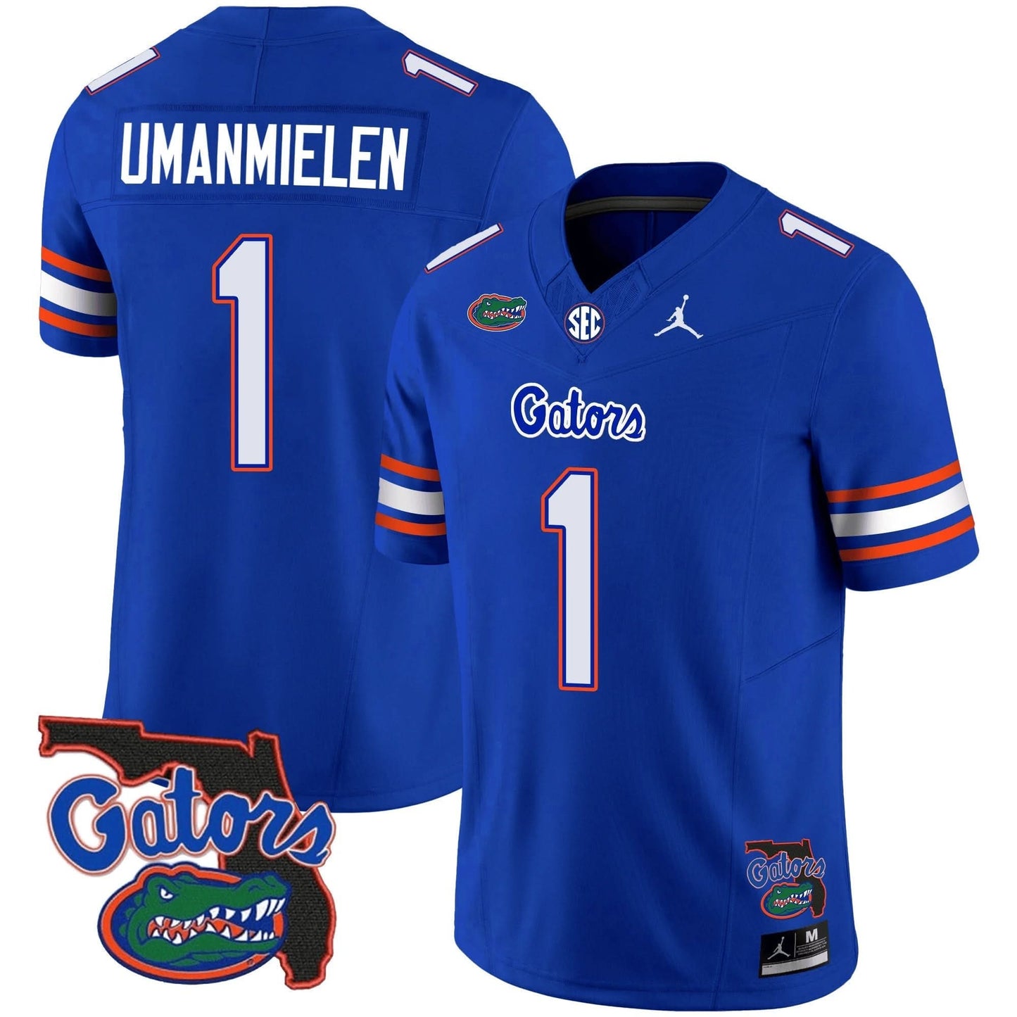 Florida Gators 2023 Vapor Limited Jersey - Florida Map - All Stitched