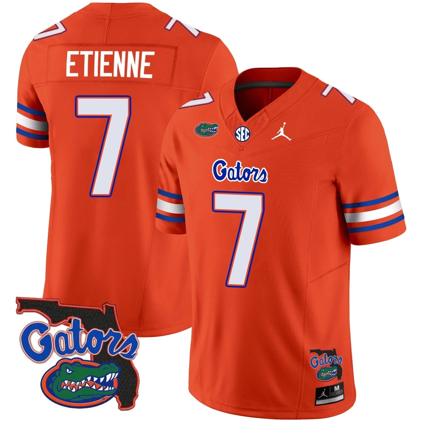 Florida Gators 2023 Vapor Limited Jersey - Florida Map - All Stitched