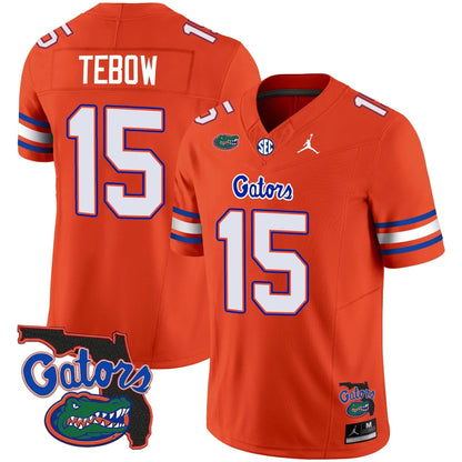 Florida Gators 2023 Vapor Limited Jersey - Florida Map - All Stitched