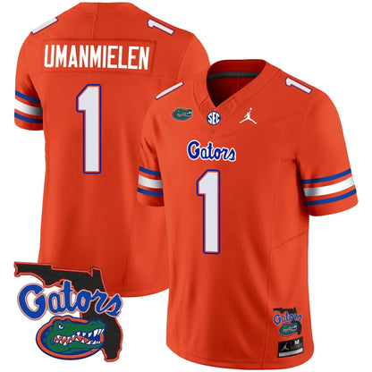 Florida Gators 2023 Vapor Limited Jersey - Florida Map - All Stitched