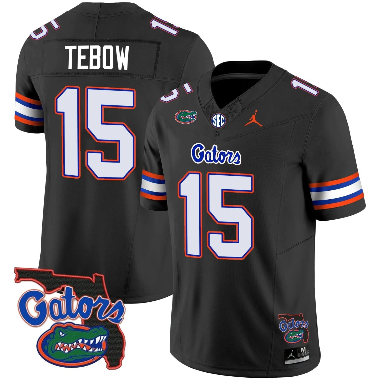 Florida Gators 2023 Vapor Limited Jersey - Florida Map - All Stitched