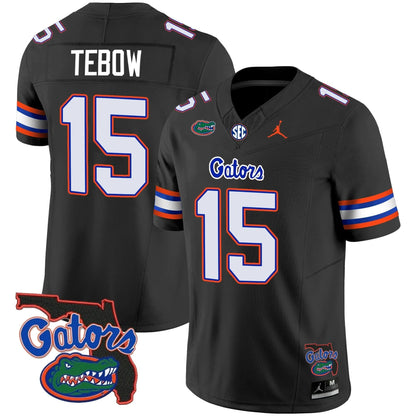 Florida Gators 2023 Vapor Limited Jersey - Florida Map - All Stitched