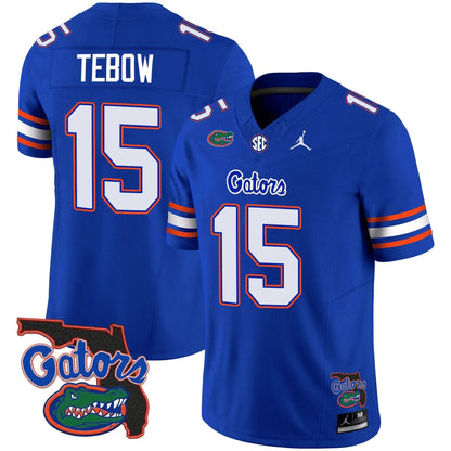Florida Gators 2023 Vapor Limited Jersey - Florida Map - All Stitched