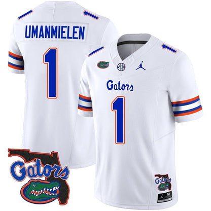 Florida Gators 2023 Vapor Limited Jersey - Florida Map - All Stitched