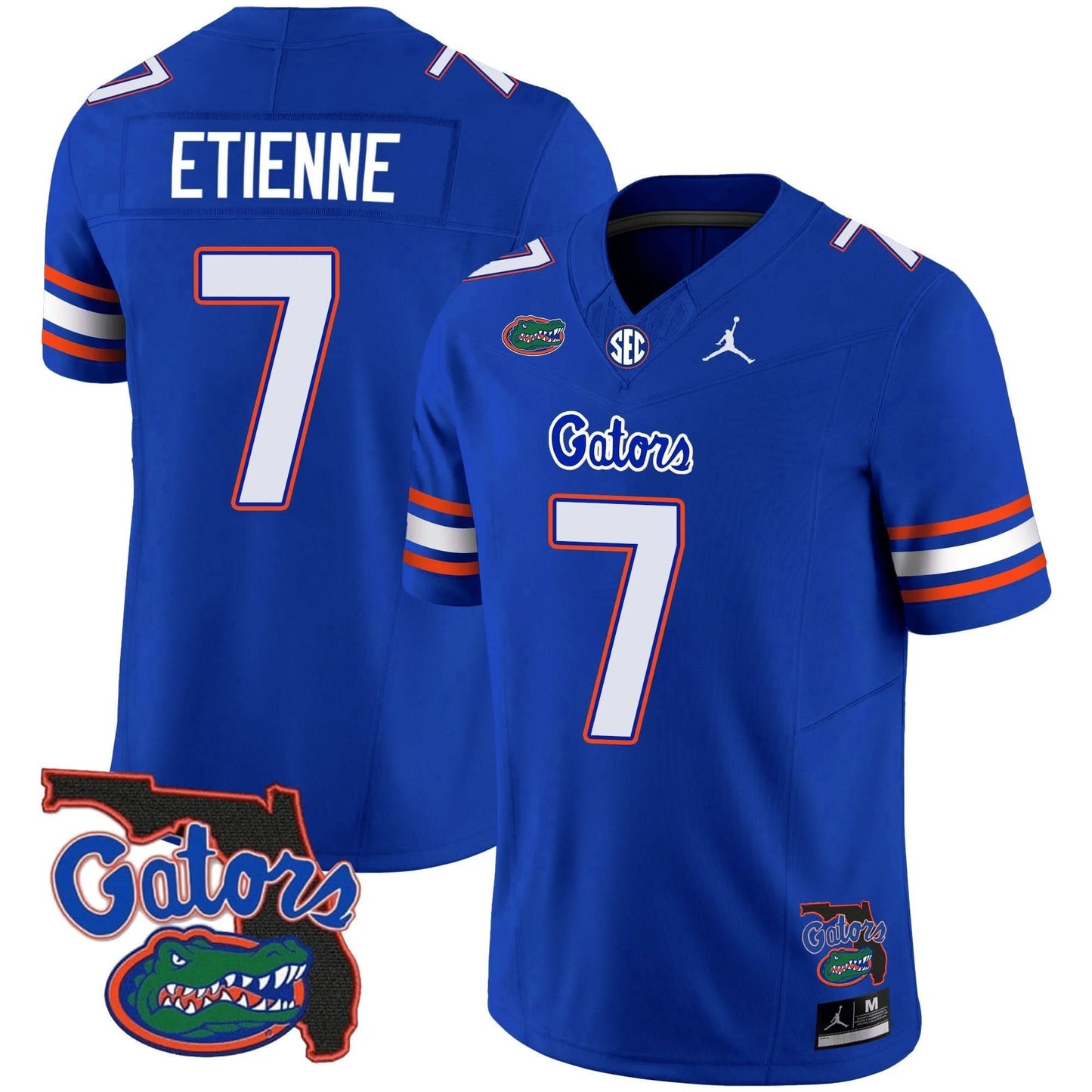 Florida Gators 2023 Vapor Limited Jersey - Florida Map - All Stitched