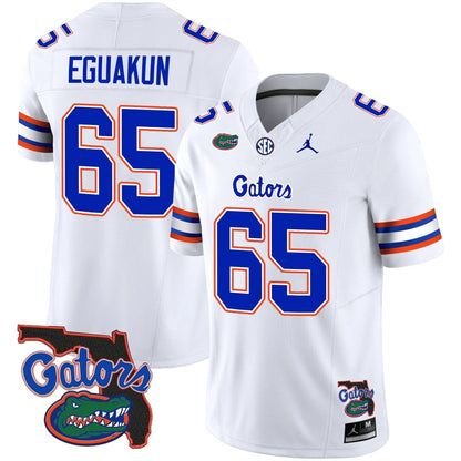 Florida Gators 2023 Vapor Limited Jersey - Florida Map - All Stitched