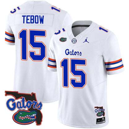 Florida Gators 2023 Vapor Limited Jersey - Florida Map - All Stitched