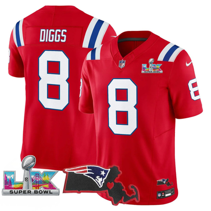 Women's NE SB LX Game Patch Vapor Limited Jersey - All Stitched