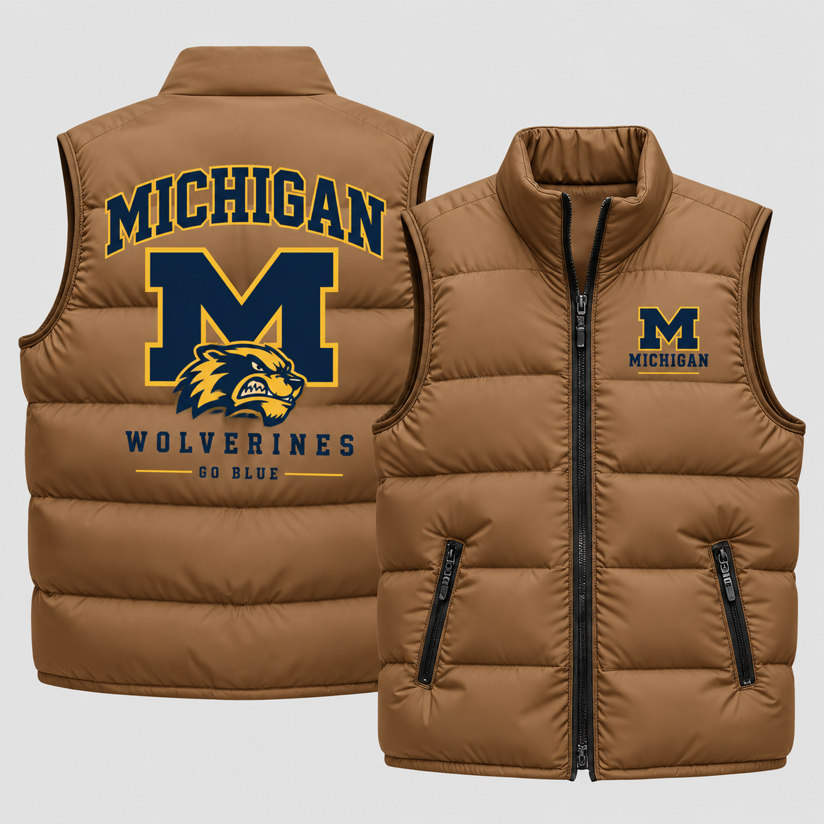 MICH  2026 Military Appreciation Puffer Vest - Printed