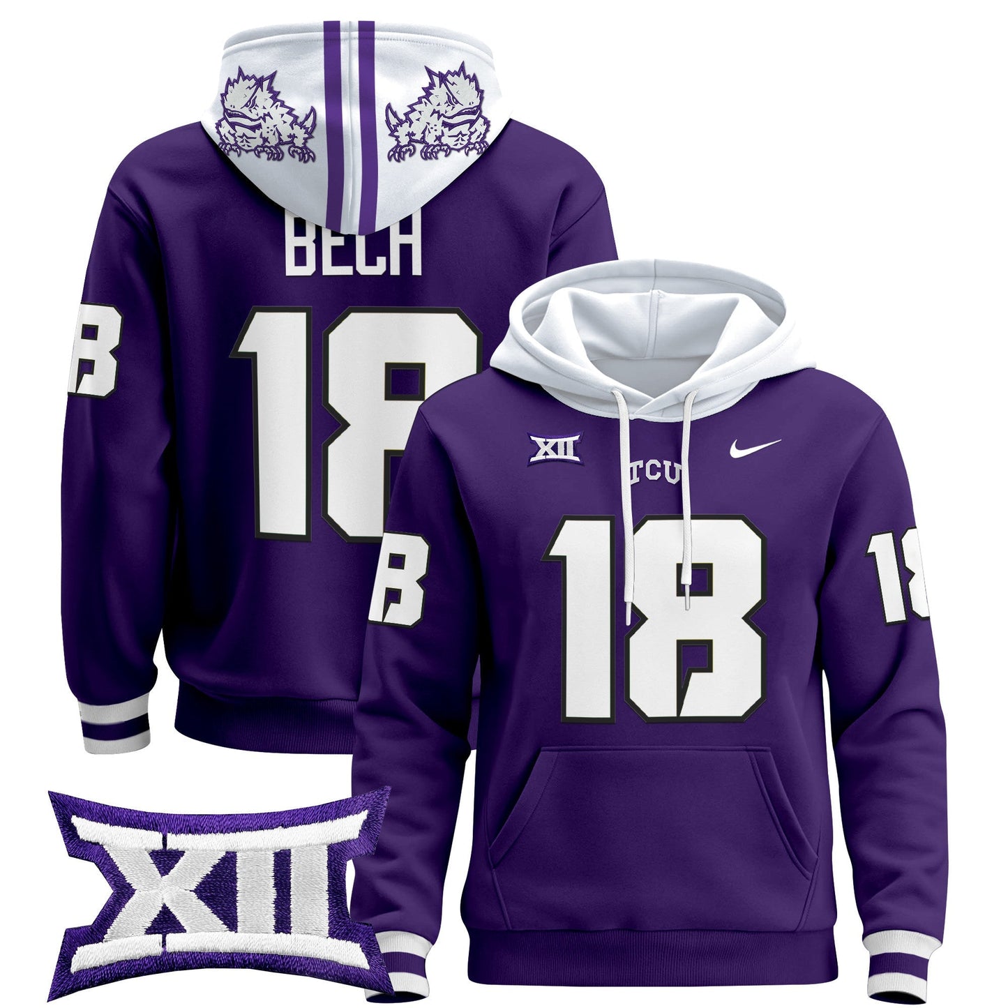 TCU Horned Frogs 2024 Pullover Hoodie