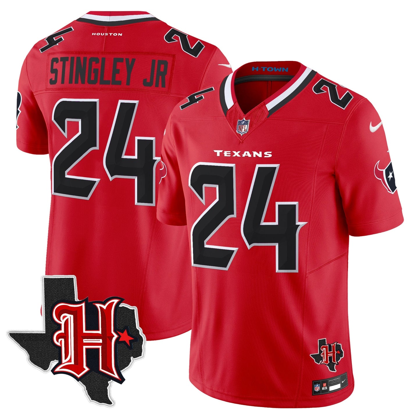 HOU 2024 Texas Patch Vapor Limited Jersey V5 - All Stitched