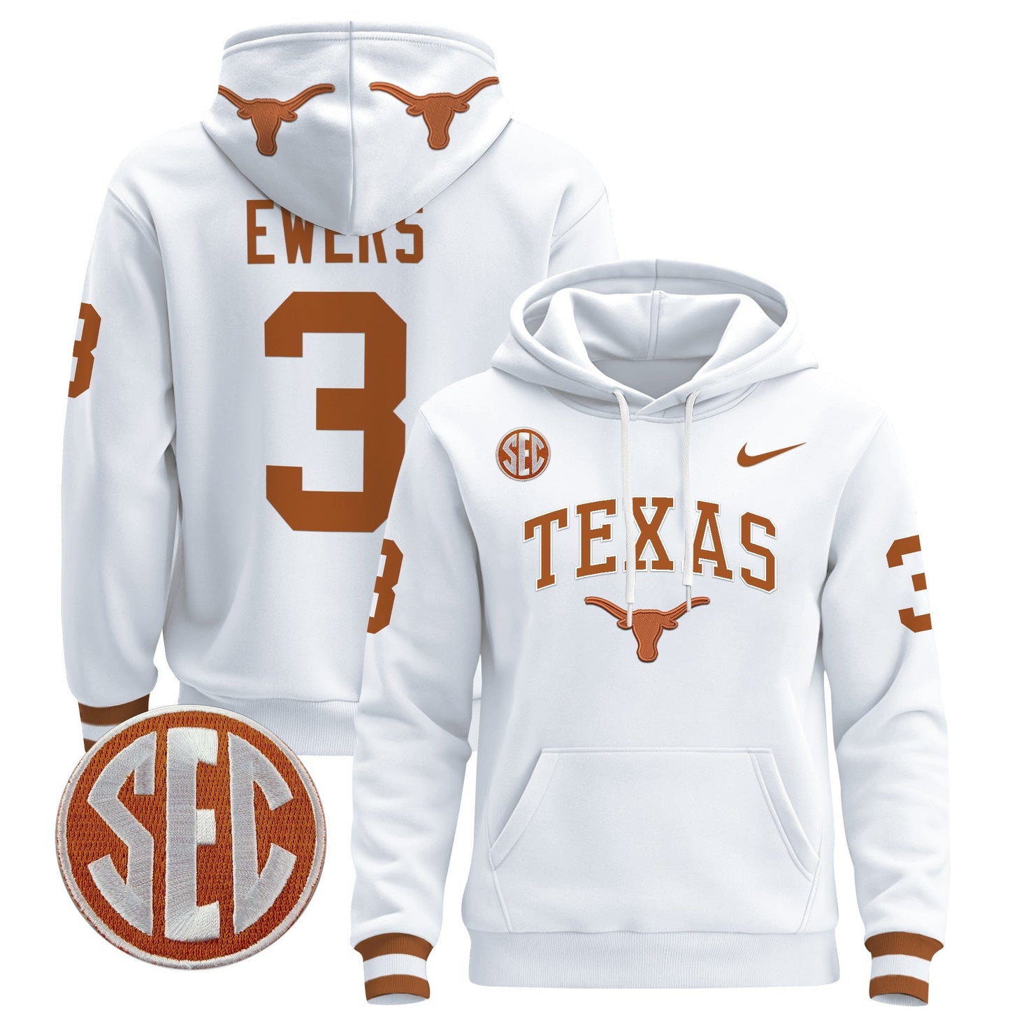 TEX 2024 Pullover Hoodie V3 - All Stitched
