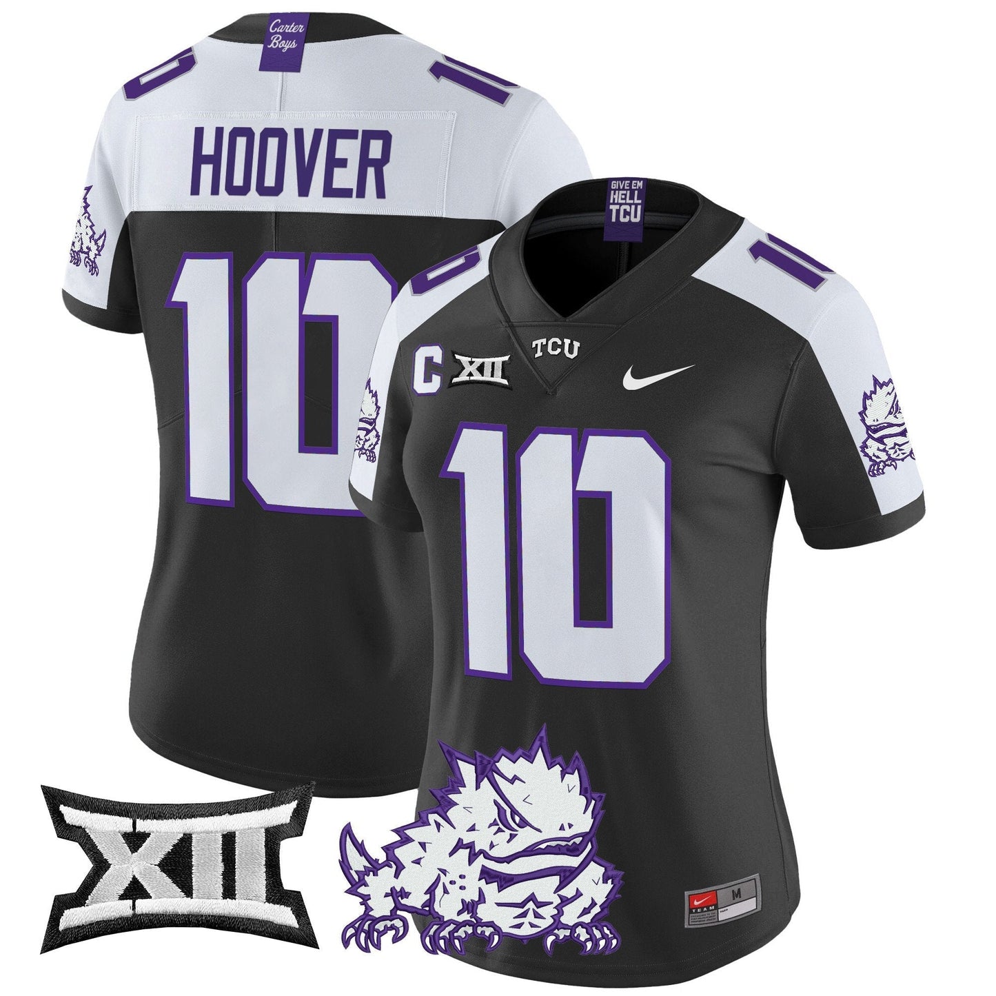 Women's TCU Horned Frogs 2024 Vapor Limited Jersey - All stitched
