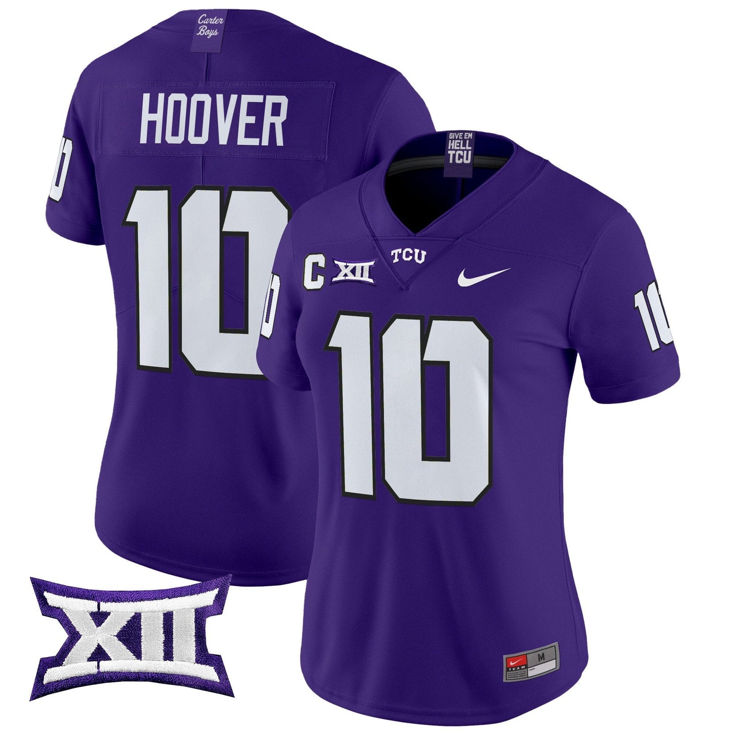 Women's TCU Horned Frogs 2024 Vapor Limited Jersey - All stitched