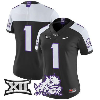 Women's TCU Horned Frogs 2024 Vapor Limited Jersey - All stitched