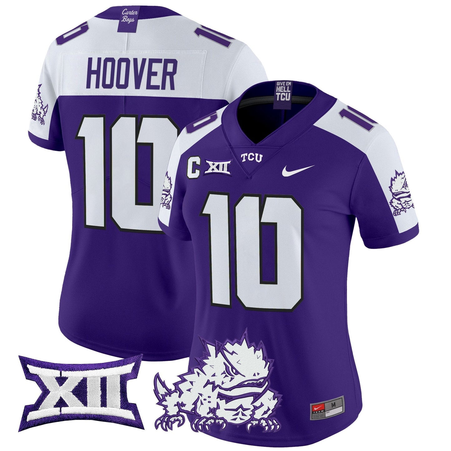 Women's TCU Horned Frogs 2024 Vapor Limited Jersey - All stitched