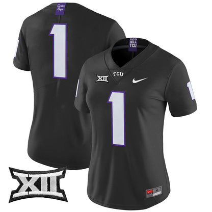 Women's TCU Horned Frogs 2024 Vapor Limited Jersey - All stitched