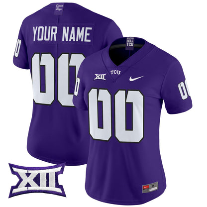 TCU Horned Frogs 2025 Vapor Limited Custom Jersey - All stitched