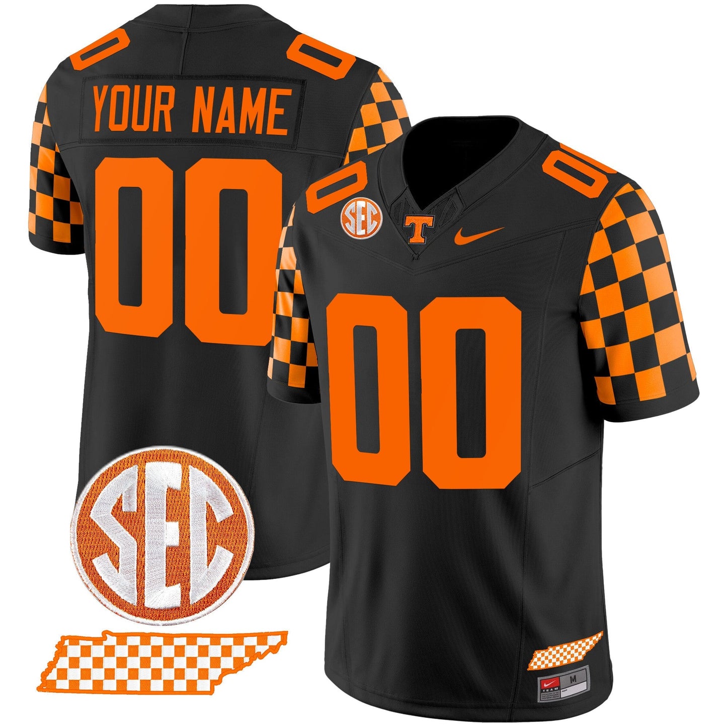 TENN 2024 Checkerboard Vapor Limited Custom Jersey - All Stitched