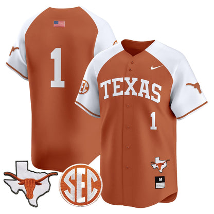TEX 2024 Vapor Premier Baseball Jersey - All Stitched