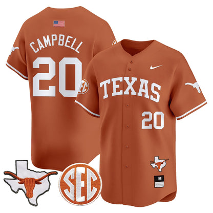 TEX 2024 Vapor Premier Baseball Jersey - All Stitched
