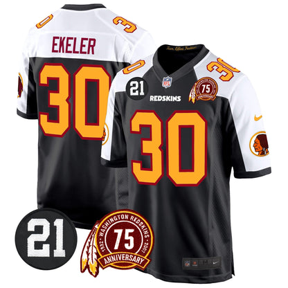 WR 75th & Sean Taylor Patch Game Jersey - All Stitched