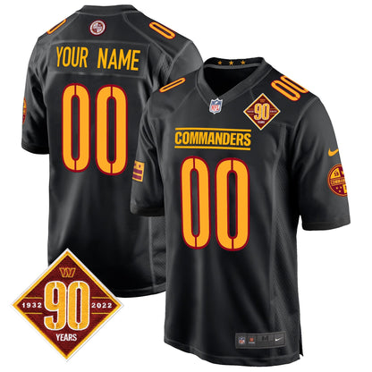 WAS 90th Anniversary Patch Game Custom Jersey - All Stitched