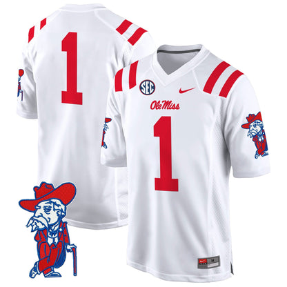 Ole Miss Rebels 2024 Game Jersey - All Stitched