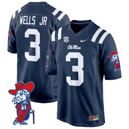 Ole Miss Rebels 2024 Game Jersey - All Stitched