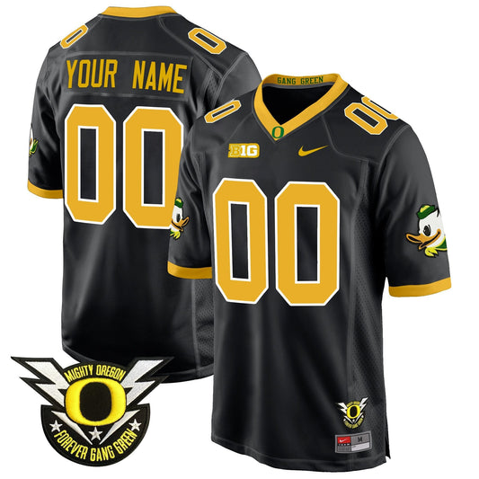 ORE 2024 Forever Gang Green & BIG Patch Game Custom Jersey - Stitched
