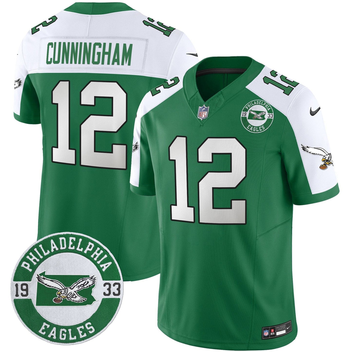 PHI 2024 Throwback Vapor Limited Jersey - Est. 1933 Patch - All Stitched