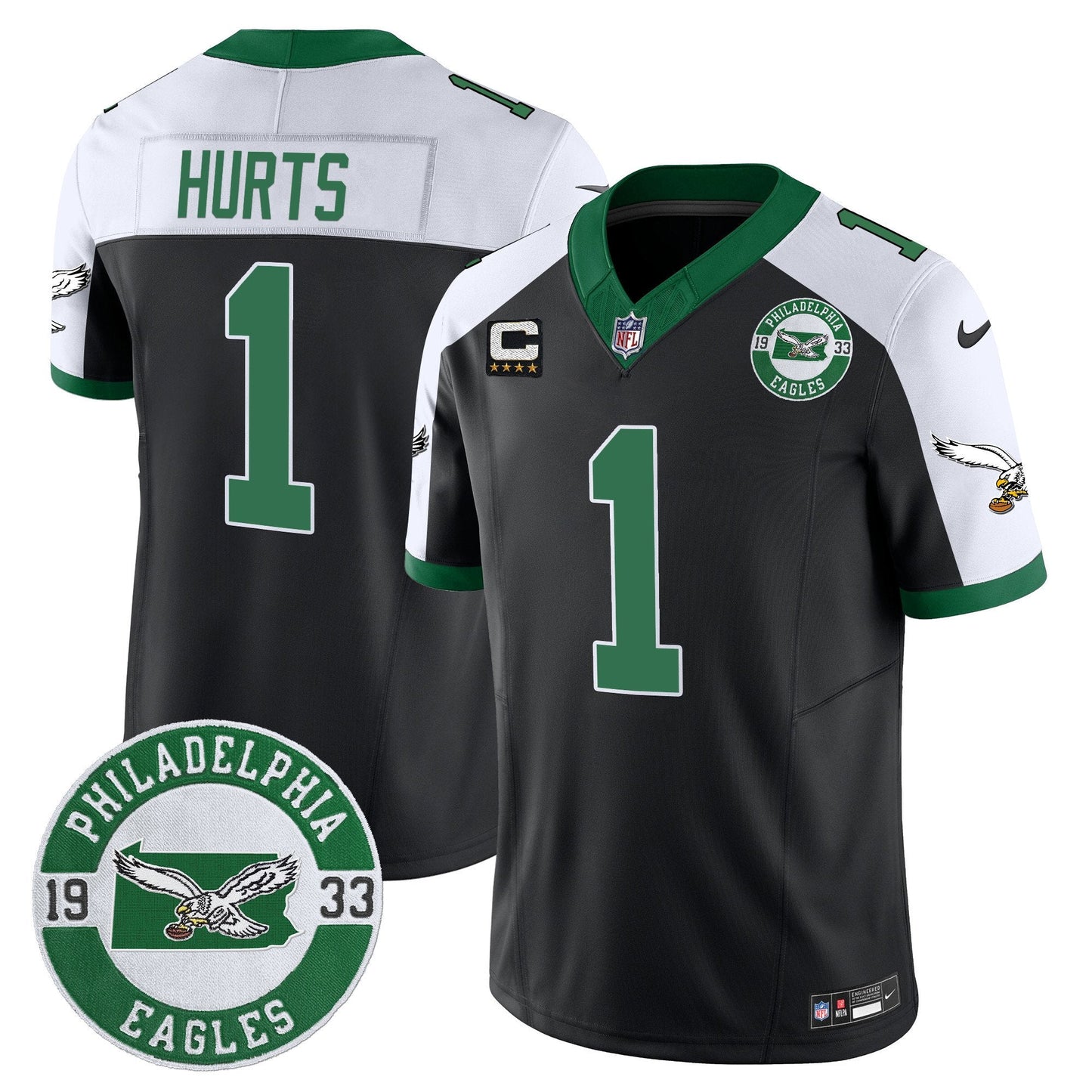 PHI 2024 Throwback Vapor Limited Jersey - Est. 1933 Patch - All Stitched