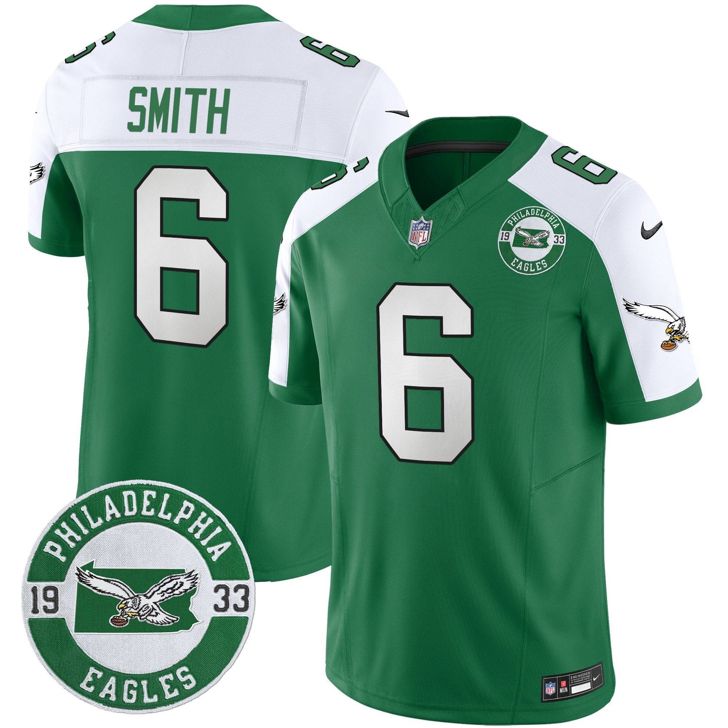 PHI 2024 Throwback Vapor Limited Jersey - Est. 1933 Patch - All Stitched