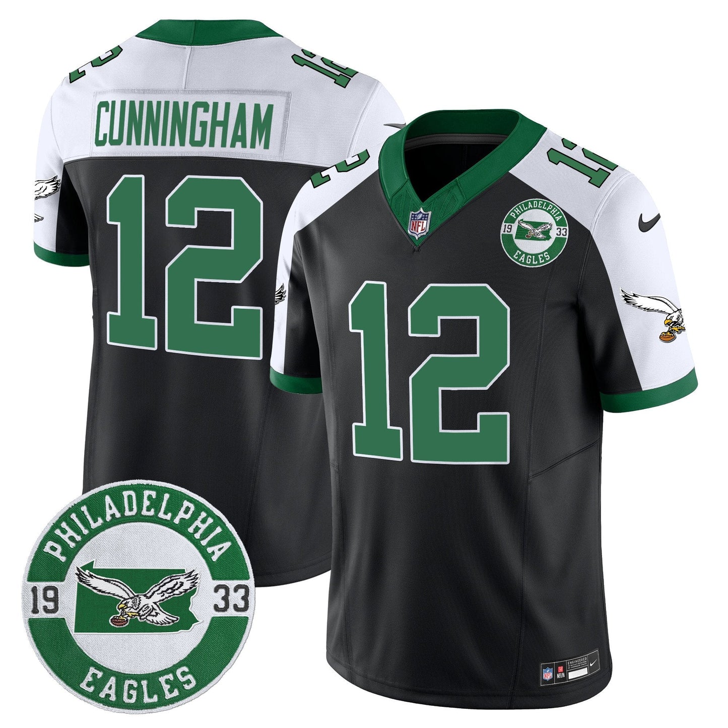 PHI 2024 Throwback Vapor Limited Jersey - Est. 1933 Patch - All Stitched