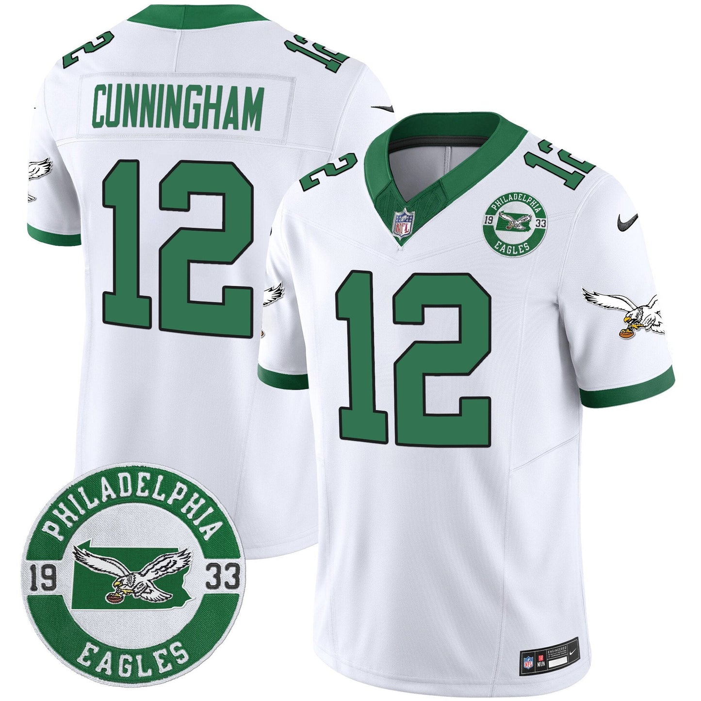 PHI 2024 Throwback Vapor Limited Jersey - Est. 1933 Patch - All Stitched