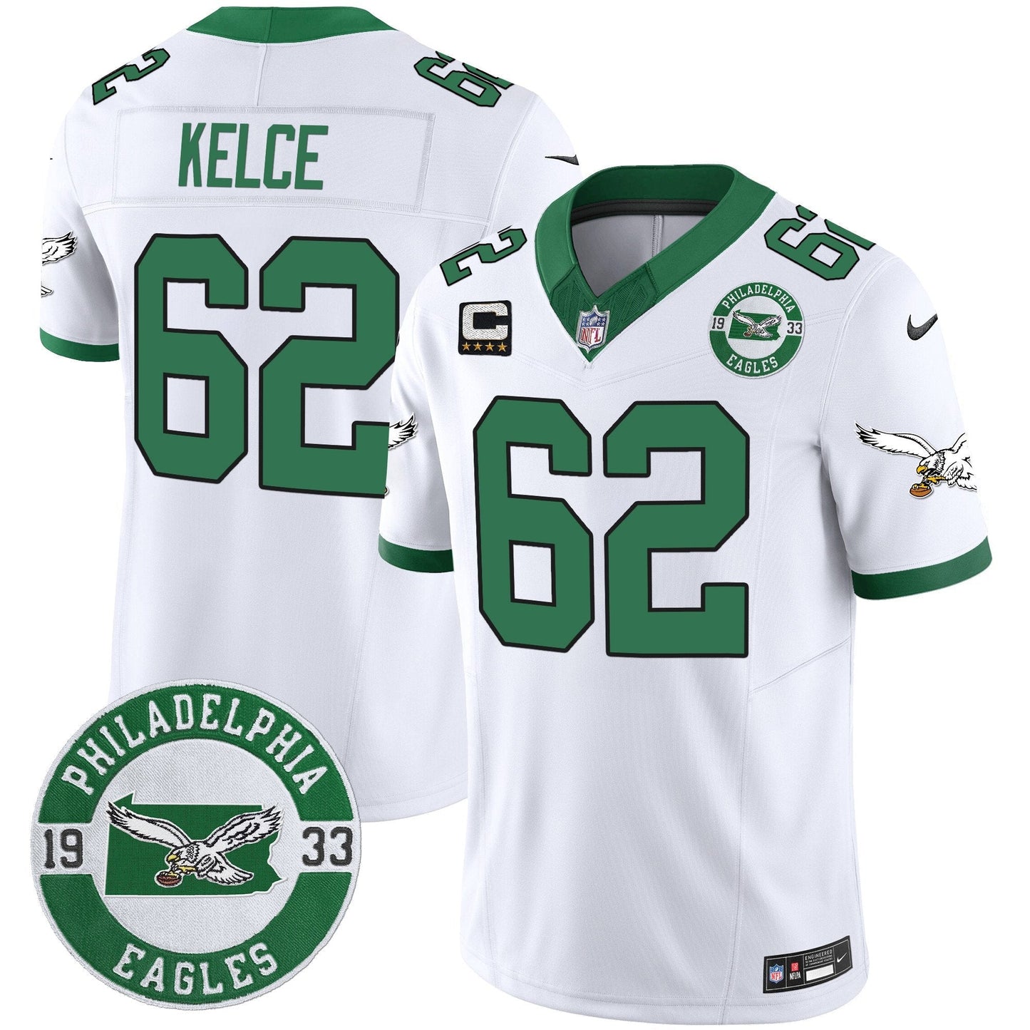 PHI 2024 Throwback Vapor Limited Jersey - Est. 1933 Patch - All Stitched