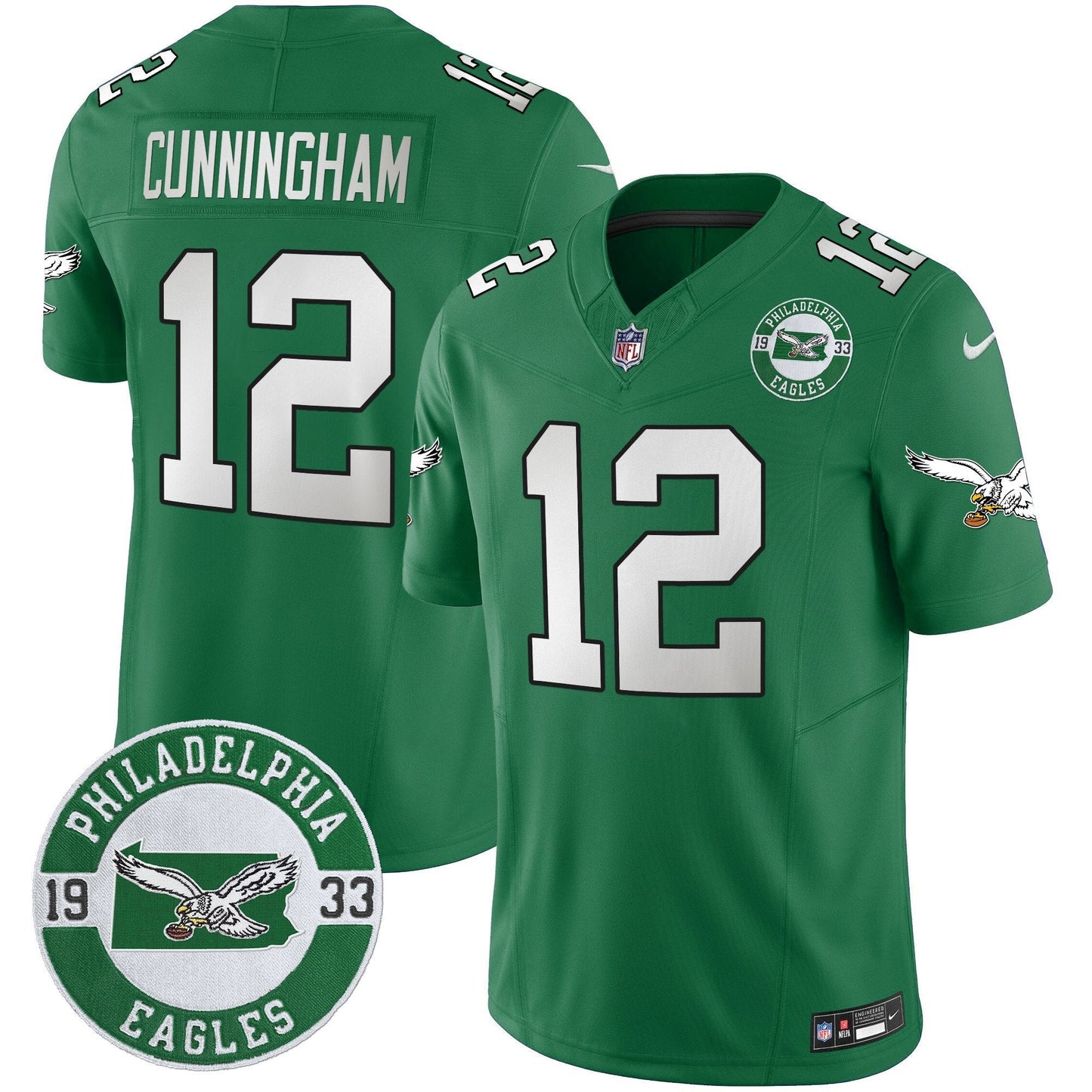 PHI 2024 Throwback Vapor Limited Jersey - Est. 1933 Patch - All Stitched
