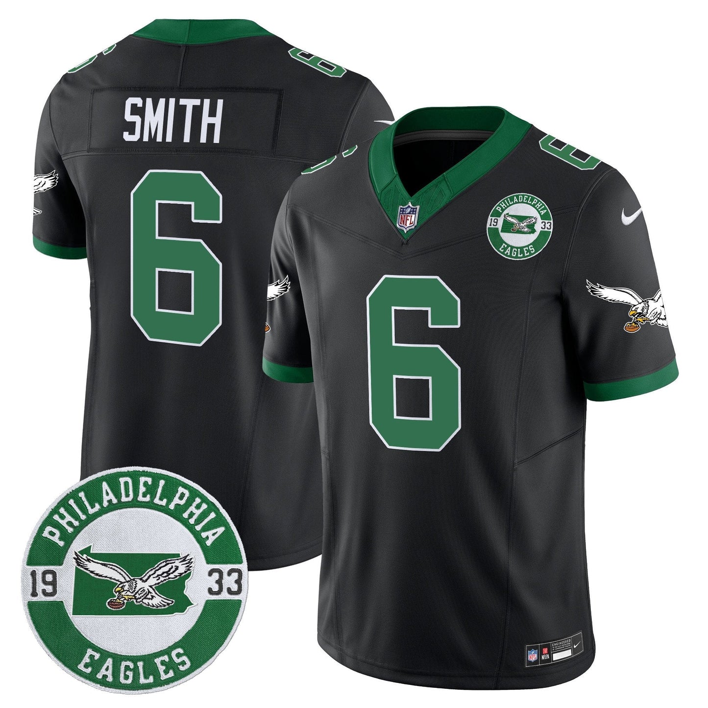 PHI 2024 Throwback Vapor Limited Jersey - Est. 1933 Patch - All Stitched