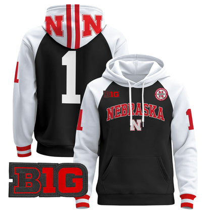 Nebraska Cornhuskers 2024 Pullover Hoodie V3 - Stitched