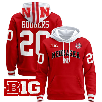Nebraska Cornhuskers 2024 Pullover Hoodie V3 - Stitched