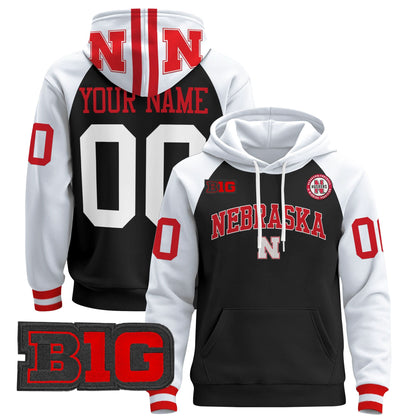 Nebraska Cornhuskers 2024 Custom Pullover Hoodie V3 - Stitched