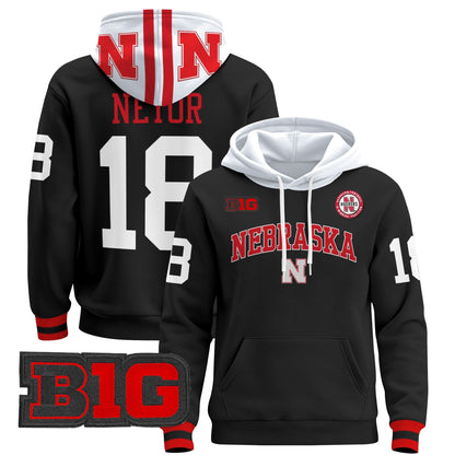 Nebraska Cornhuskers 2024 Pullover Hoodie V3 - Stitched