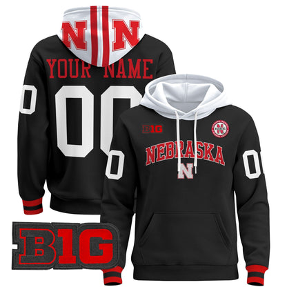 Nebraska Cornhuskers 2024 Custom Pullover Hoodie V3 - Stitched