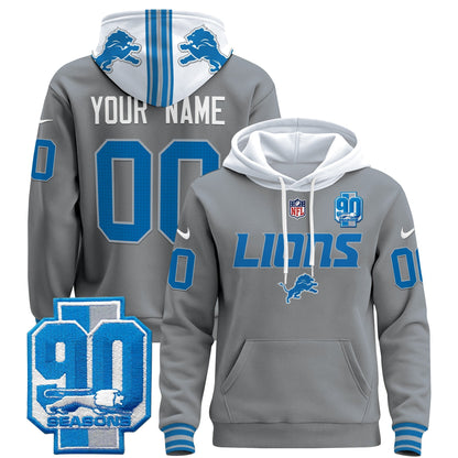 Detroit Lions 2025 Custom Pullover Hoodie V2
