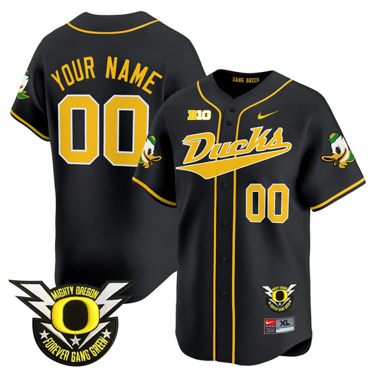 ORE 2024 Forever Gang Green & BIG Patch Vapor Baseball Custom Jersey - All Stitched