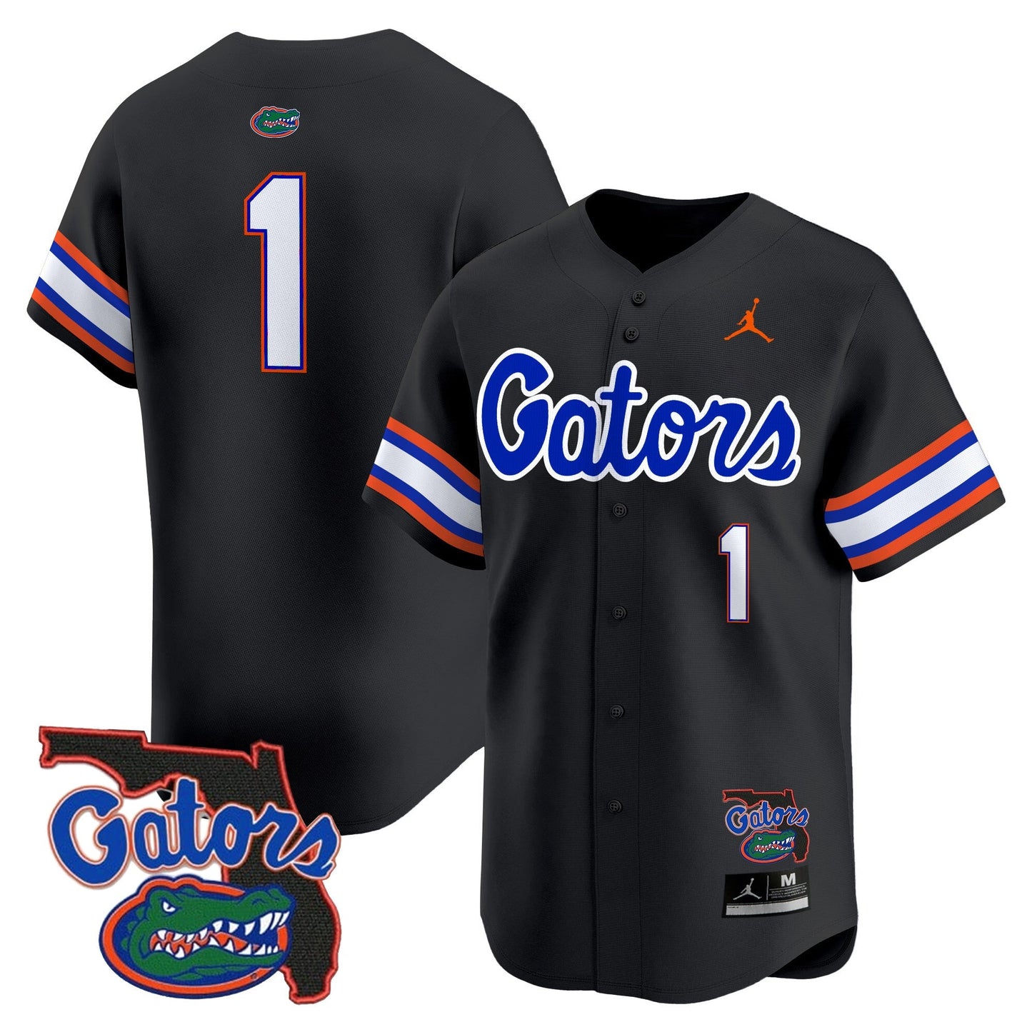 UF 2024 Florida Patch Vapor Baseball Jersey - All Stitched