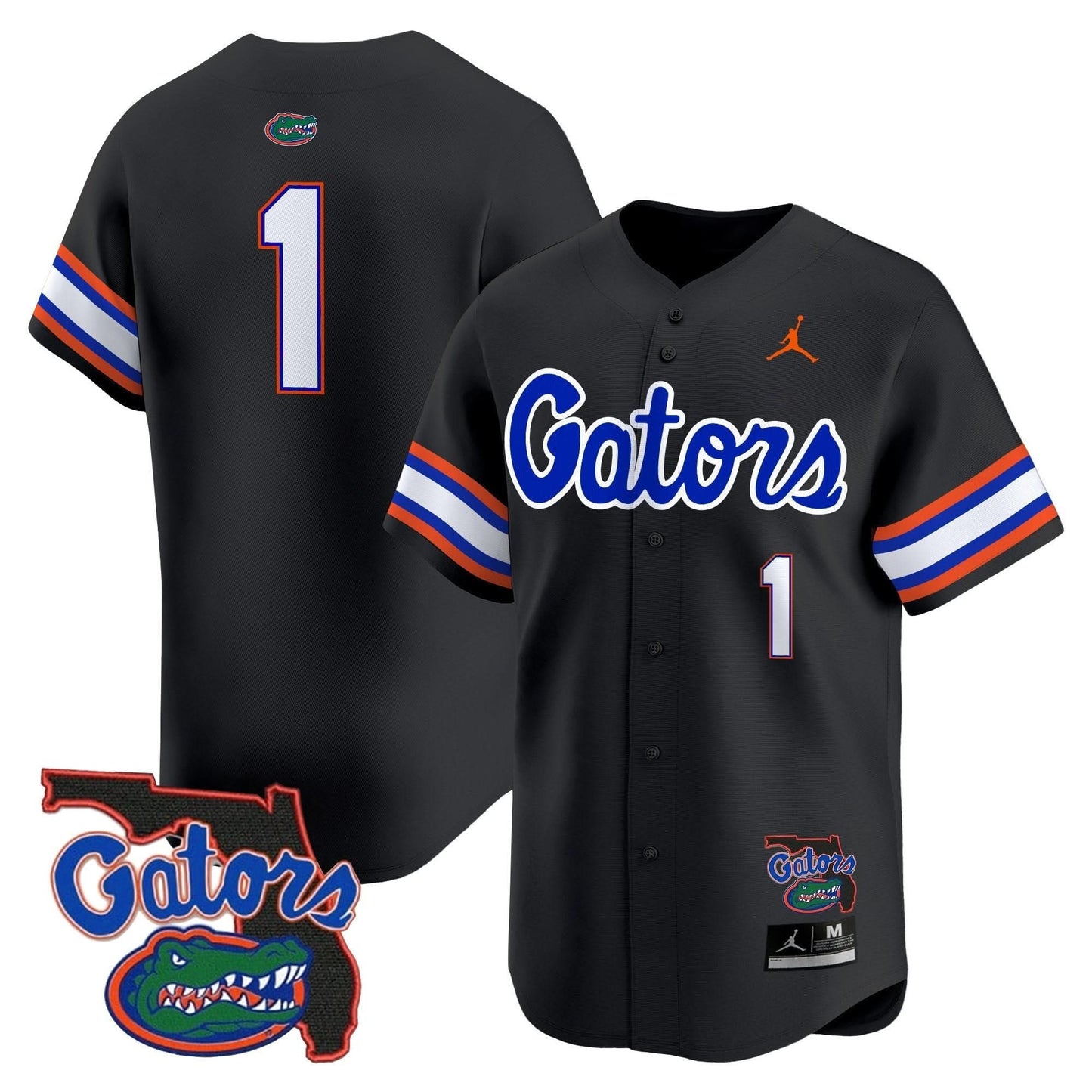 Florida Gators 2024 Florida Patch Vapor Baseball Jersey - All Stitched